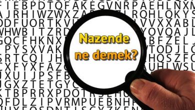 Photo of Nazende Ne Demek?