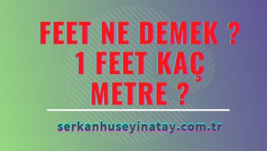 Photo of Feet Ne Demek?