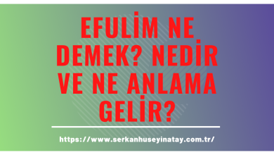 Photo of Efulim ne demek? Nedir ve ne anlama gelir?