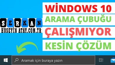 Photo of Windows Arama Çubuğu Çalışmıyor