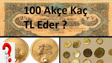 Photo of 100 Akçe Kaç TL