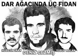 Photo of Darağacında 3 Fidan: Deniz Gezmiş, Yusuf Aslan ve Hüseyin İnan