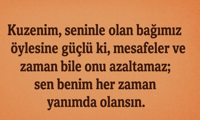 kuzen sözleri
