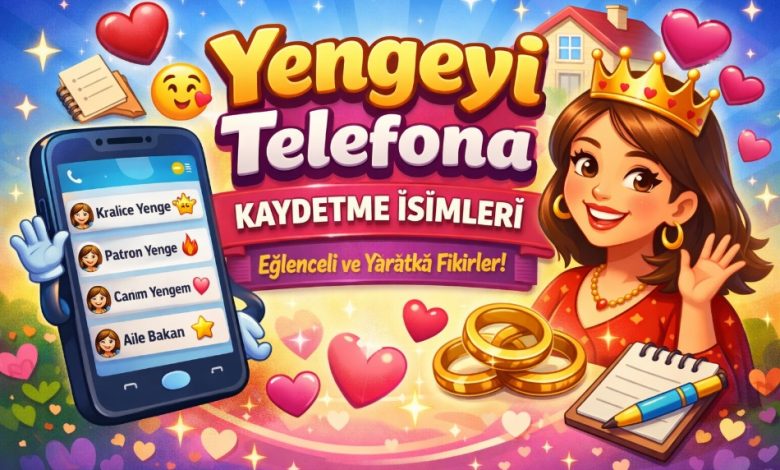 Yengeyi Telefona Kaydetme İsimleri: